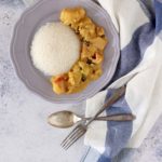 Curry di verdure con riso